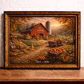 Automne à la ferme de récolte
