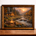 Serenity in a mountain valley