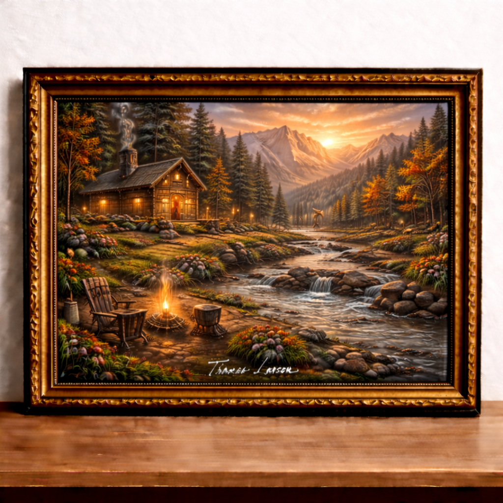 Serenity in a mountain valley